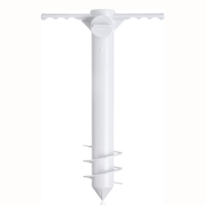 Abs Plastic Strand Paraplu Zand Anker Verstelbare Spike Vijzel Voor Tuin Patio Paraplu - Product Image 6