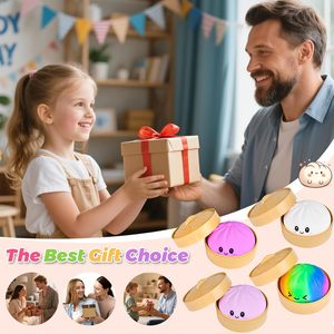 Dumpling Squishy Toys Steamed Bun Squeeze PU Slow <b>Rebound</b> Decompression Sensory Toy 14+ Unisex Hot Selling - Product Image 6