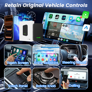 Carlinkit C2Air 50, Adaptador Inalámbrico para Auto 2 en 1, Mini Ai Box Portátil Sin Cables, Sin Retrasos, Wifi6, Carplay y Android Auto - Product Image 4