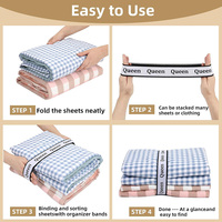 Set Sprei Lipat Elastis Jacquard Ukuran King, Queen, dan Twin dengan Desain Kustom