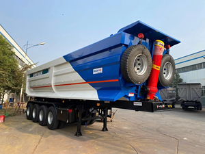 Semirremolque Volquete Trasero Automático en Forma de U de 3-5 Ejes, de 25-30 Toneladas, de Plástico, de la Marca Truck, de Shandong - Product Image 4