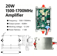 Amplificateurs de puissance RF 20W 1500-1700MHz, amplificateur GAN 43dBm 20W 1.5GHz 1.6GHz 1.7GHz 1.5-1.7GHz 1600MHz, modules PA sans fil