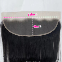 Cierre de Encaje HD Transparente 4x4 5x5 6x6 7x7 de Cabello Humano Virgen Indio al por Mayor, Cierre Frontal de Encaje HD 13x4 13x6 de Cabello Humano Indio Virgen