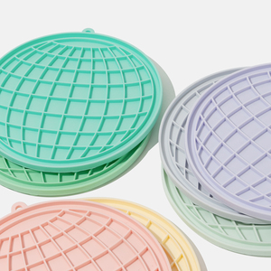 Pet Food Grade <b>Silicone</b> <b>Waterproof</b> Foldable Slow Eating Bowl for Dogs Cats Small Animals Easy Clean Portable Strong Suction - Product Image 6