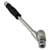 Raccord pneumatique PCL en acier chromé à double clip, extrémité ouverte et fermée, 1/4" NPT, 8mm, nouveau, pour gonfleur d'air, embout de roue, poussoir-tiroir