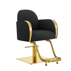 Salon de coiffure chaise haut de gamme et banc de barbier, réglable, rotatif, inclinable en angle - Product Image 1