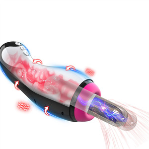 Copa Masturbadora Automática Interactiva con Simulación <span class=keywords><strong>de</strong></span> <span class=keywords><strong>Voz</strong></span> Inteligente, Copa Masturbadora Vaginal con Calefacción, Juguetes Sexuales para Hombres - Product Image 2