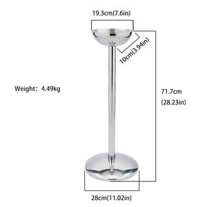 Estante para cubitos de hielo de acero inoxidable, estante lateral para vino, oficina en casa, café, té, soporte <span class=keywords><strong>vertical</strong></span> - Product Image 4