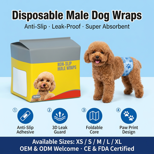 Disposable <b>Cheap</b> Price Wrap Female and Male Training <b>Pad</b> for Cat Thickened Pet Dog Diaper Pant in Bulk - Product Image 4