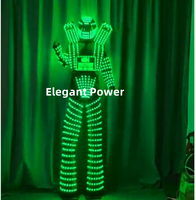 Costume de marcheur sur échasses Night Club Party Wearable Events Girls LED Robot Costumes Display Costumes Party Performance