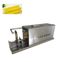Machine à découper les pommes de terre en spirale électrique, machine à tornade pour des frites en spirale parfaites en quelques secondes/machine à découper les pommes de terre en spirale pour hot-dogs