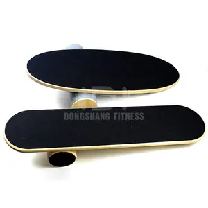 Custom Logo Surf Balance Boards Houten Balance Board Met Verstelbare Stopper Wobble Roller