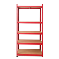 Étagère de rangement métallique sans boulons à 5 niveaux réglable, résistante à la corrosion, pour cuisine, garde-manger et garage (vente en gros)