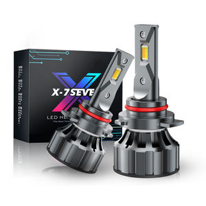 X-7SEVEN T1 <span class=keywords><strong>Plus</strong></span> 3000k 4000k 6000k Trois couleurs 85W 8500 Lumens H4 H11 H7 9005 Ampoule de phare LED pour voiture Phare LED pour voiture - Product Image 1