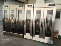 Armoire de fermentation de pain commerciale Machine de fabrication de pain électrique à double porte 32 plateaux Machine d'épreuve de pâte à pain