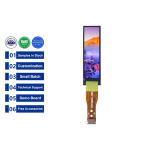 Módulo <span class=keywords><strong>de</strong></span> <span class=keywords><strong>Pantalla</strong></span> LCD TFT <span class=keywords><strong>de</strong></span> Barra <span class=keywords><strong>de</strong></span> 0.99 <span class=keywords><strong>Pulgadas</strong></span> (<span class=keywords><strong>40</strong></span>*160) SPI, Super Pequeño, para Pulseras Inteligentes, Panel <span class=keywords><strong>de</strong></span> <span class=keywords><strong>Pantalla</strong></span> LCD GC9D01 <span class=keywords><strong>de</strong></span> 1 Pulgada y 8 Pines - Product Image 1