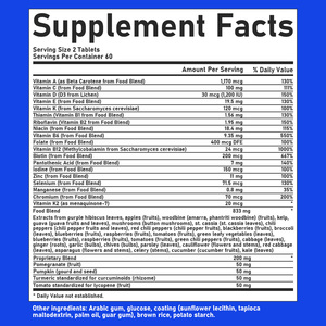 Tabletas Multivitamínicas para Hombre al por Mayor de Fábrica, con Vitamina A para Apoyar la Salud y la Energía, Suplemento Nutricional - Product Image 6