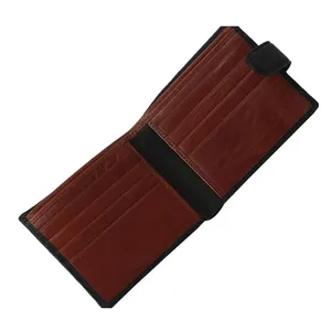 ארנק עור לגברים בעבודת יד ארנק קטן מעור פרה מוביל מעצב מותג מינימליסטי RFID חוסם ארנק באיכות גבוהה - Product Image 2