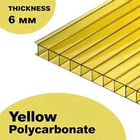 Panneaux de toiture en polycarbonate à double paroi creuse, résistants aux UV, durables et écologiques, pour usage commercial et résidentiel