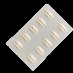 3D Solid Lip Silicone <b>Practice</b> <b>Pad</b> PMU Lip Tattoo Training Skin for Microblading Class - Product Image 1