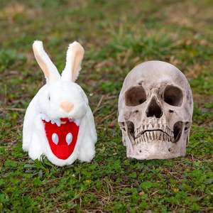 Peluche électronique Walker Monty <span class=keywords><strong>Python</strong></span> en forme de lapin, rembourrée en coton PP, avec de grands dents pointues, 31cm-50cm, unisexe, pour le plaisir en soirée, Vault - Product Image 5