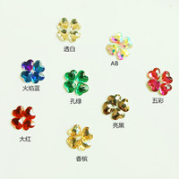 Luninail LN-D154 Mini Cœur Mignon en Cristal pour Nail Art, Pierre Gemme Diamant à Dos Plat
