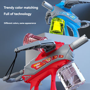 2 in 1 elektrikli plastik su tabancası ile oyuncak oklar yetişkinler ve çocuklar için uzun menzilli çekim yaz açık oyuncak - Product Image 6