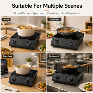 Prix Compétitifs pour Plaques à Induction Monoplaques à Commande Tactile, Cuisinières Électriques Infrarouges Portables KI02027 - Product Image 6