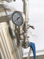 Système de brassage entièrement automatisé de haute qualité, cuves de fermentation de bière de 100 L