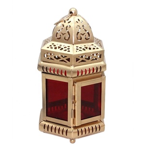 ตกแต่งบ้านสีทองแก้วและเหล็ก3บอลฟุตแขวนโคมไฟสไตล์คลาสสิกเชิงเทียนที่ทำด้วยมือที่กำหนดเอง - Product Image 3