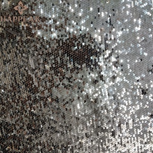 Happeak mềm đầy đủ sequin spangle lưới vải pháp vải tuyn ren vải cho đám cưới buổi tối Ăn mặc - Product Image 6