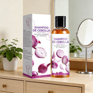 Shampooing et après-shampooing à l'oignon lissant et fortifiant, anti-chute de cheveux - Product Image 1