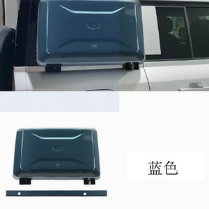 Caja de Techo para Land Rover, 300L-400L, Apertura Lateral Única, Montaje Trasero, Almacenamiento para Llanta de Repuesto, Plástico Verde - Product Image 4