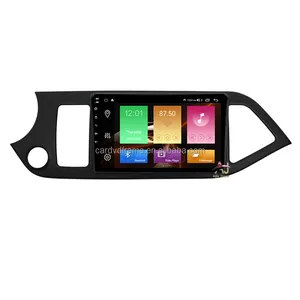 Aijia Car Radio Android Fascia Frame 2 Din Car Audio Stereo For Kia Picanto Morning 2011-2016 Left And Right Head Unit Dvd