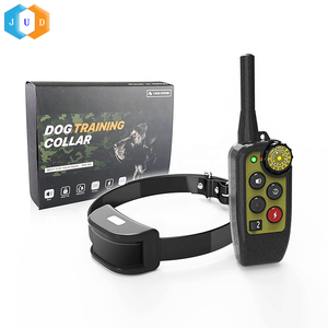 2023 Einzigartige LED Custom Light 500M Remote Jagdhund Training Schock halsband Wiederauf lad bares wasserdichtes Hund Electric Bark E Halsband - Product Image 1
