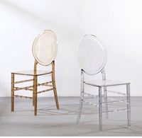Chaise en cristal aux couleurs personnalisées, vente en gros directe d'usine, lot mixte, 100% matériau vierge