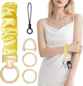 舒适的涤纶挂绳男女户外使用Id徽章钥匙挂绳皮革选项腕式手机挂绳 - Product Image 2