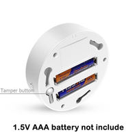 Detector de Humo Inteligente Inalámbrico WiFi LEDEAST YG400A con Control por Aplicación Tuya, Sensor de Alarma de Incendio para Sistema de Seguridad del Hogar