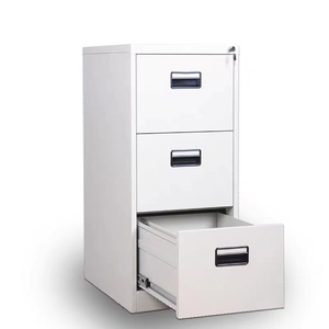 लॉक करने योग्य इस्पात फ़ाइल कैबिनेट, 2/3/4 दराज धातु कार्यालय भंडारण - Product Image 5