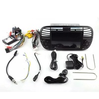 Autoradio Android pour Fiat 500 2007-2015, lecteur multimédia, Carplay sans fil, Auto BT, GPS, navigation, unité principale
