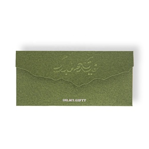 Tùy chỉnh in logo kraft giấy dập nổi thẻ kinh doanh bao bì Thiệp mời đám cưới phong bì đóng gói phong bì - Product Image 6