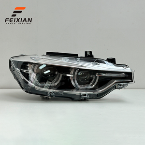 Faro a <span class=keywords><strong>LED</strong></span> per <span class=keywords><strong>BMW</strong></span> Serie 3 <span class=keywords><strong>F30</strong></span> F35 2013-2018, Gruppo Ottico con Lente Proiettore, Luci Diurne DRL, Plug and Play, Nuovo 12V - Product Image 2