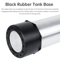 Tanque de Buceo DIDEEP de 8L, Aluminio sin Costuras, Alta Presión, 20MPa 30MPa, Prueba Hidrostática, Certificado CE, Cilindro de Aire Comprimido