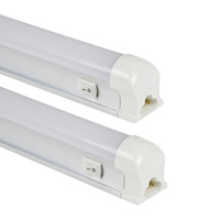 Penerangan Ultra Terang 120lm/W 5W 9W 14W 18W 24W 36W CE ROHS FCC Hemat Energi 4ft Tahan Air Dapat Diredupkan Lampu Tabung T8 Kantor 5 Tahun Garansi