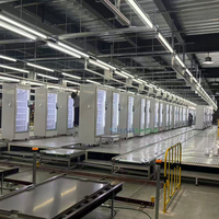Mesin Penjual Otomatis Freezer Kabinet Ritel Lini Produksi Lini Perakitan 380V/220V 680kg Kapasitas Dapat Disesuaikan