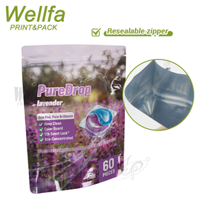 ถุงใส่สบู่อะลูมิเนียมฟอยล์แบบตั้งได้ถุงใส่ผงซักฟอกแบบซิปเปิดปิดได้โลโก้ออกแบบได้ตามต้องการ - Product Image 5