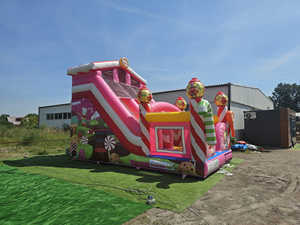 Xinyue Parque Acuático Inflable Comercial Grande con Dos Toboganes, Lona <span class=keywords><strong>de</strong></span> PVC, Tamaño Personalizable, Tobogán Acuático, Trampolín, Parque <span class=keywords><strong>de</strong></span> Trampolines - Product Image 5