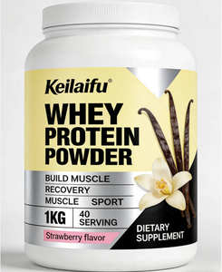 Poudre de Protéine de Lactosérum Saveur <span class=keywords><strong>Vanille</strong></span> en Pots, Marque Privée, Poudre de Protéine Biologique, Suppléments de Protéine de Lactosérum en Vrac - Product Image 4