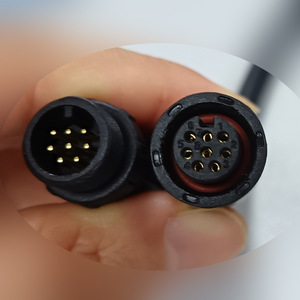 M8 Small PVC <span class=keywords><strong>2</strong></span> <span class=keywords><strong>3</strong></span> 4 5 6-poliger IP65 Mini wasserdichter Kabelst ecker mit Stecker und Buchse, geeignet für Ebike - Product Image 4