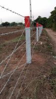 Alambre de Púas Galvanizado por Inmersión en Caliente, con Torsión Inversa, para Cercas de Seguridad, Alta Resistencia, para Delimitación de Ranchos y Exteriores